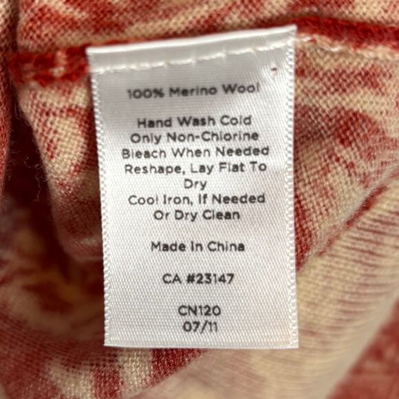 Talbots Pure Italian Merino Wool Button Front Cardigan Sweater Size Large - Picture 5 of 5